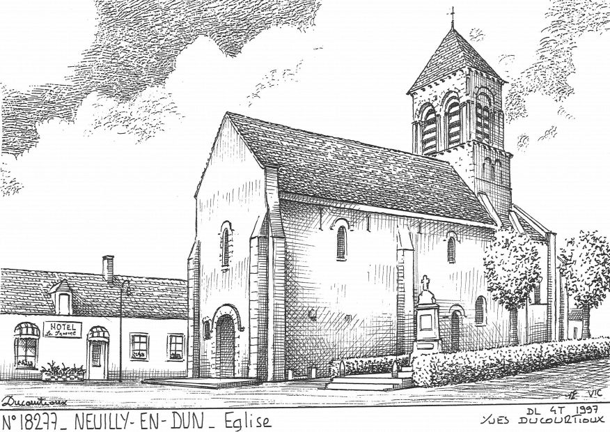 N 18277 - NEUILLY EN DUN - église